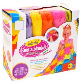 Készítsd magad csomózós pléd , egyszínű