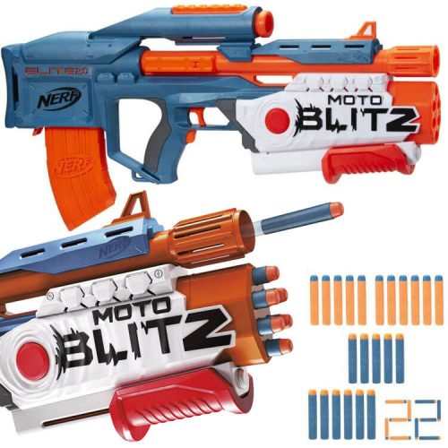  Nerf Elite 2.0 karabin -CS-10 szivacslövő fegyver-2w1