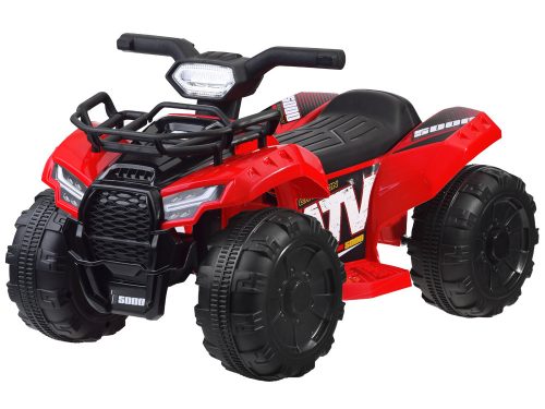 Akkumulátoros gyermek quad 6V-os motorral piros színben